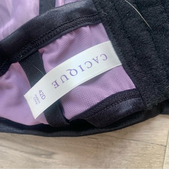 Cacique Boned Lace Comfort Meets Coverage Wirefree Bra - Picture 11 of 13